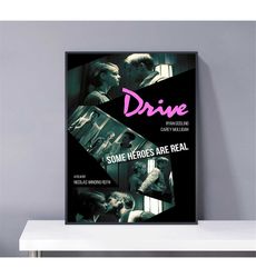 Ryan Gosling Drive Movie Poster, PVC package waterproof