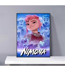 2023 Nimona Movie Poster, PVC package waterproof Canvas