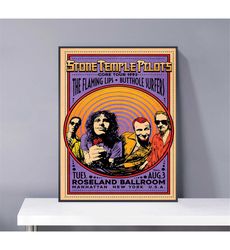 Stone-Temple-Pilots 1993 Concert Poster, Stone-Temple-Pilots Poster, PVC package