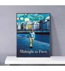 Midnight in Paris Poster PVC package waterproof Canvas
