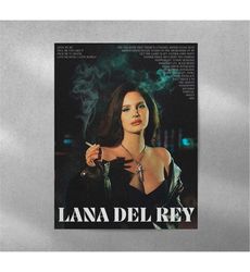 Lana Del Rey Smoking Posters, Lana Del Rey