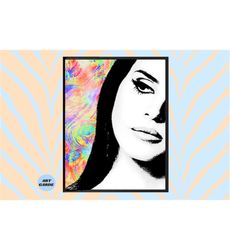 Lana Del Rey Graffiti Print | Video Games