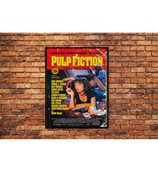 Pulp Fiction Official Movie Cover Home Dec or