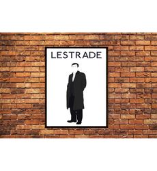 Lestrade Portrait Character Personage Sherlock Holmes Detective Tv