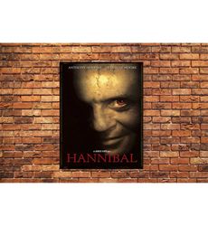 Hannibal 2001 Anthony Hopkins Classic Thriller Movie Cover