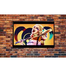 Harley Quinn Suicide Squad Home Decor Movie Poster