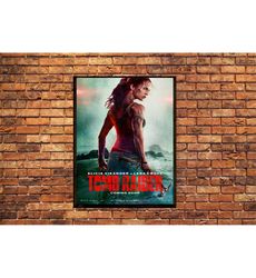 Tomb Raider (2018 ) movie cover pos ter