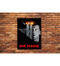 Die Hard action movie cover art work poster