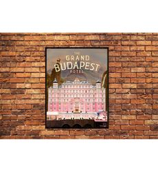 The Grand Budapest Hotel Movie Cover Post er
