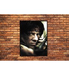 Rambo 2008 Sylvester Stallone Action Movie Cover Poste