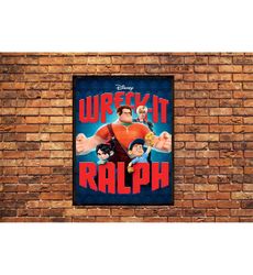 Wreck-It Ralph Walt disney animation movie Cover po
