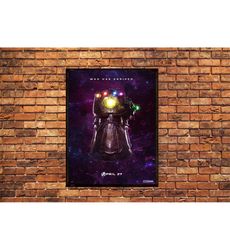 Avengers Infinity War Artwork Movie Home Decor Thanos
