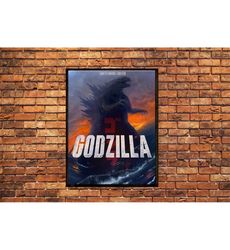 Godzilla Reptile Nuclear Monster Apocalypse Movie Film Poster