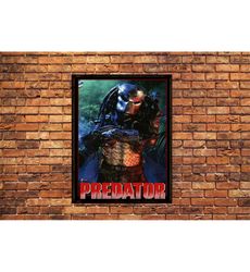 Predator Artwork Co ver Poster Arnold Schwarzenegger sws