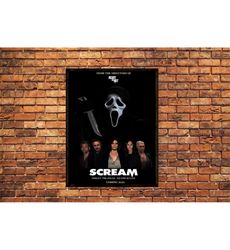 Scream 2022 Horror Thriller Movie Cover Artwork Poster