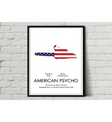 American Psycho Classic Horror Art Design Poster Print