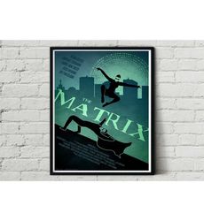 The Matrix Neo Morpheus Art Design Movie Film