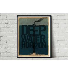 Deep Water Horizon Oil Rig Action Art Design