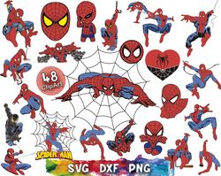 Spiderman SVG, Spiderman Silhouette Svg, Spiderman Cricut Hero Svg