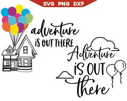 disney adventure is out there svg, disney adventure house svg, disney magical house svg, disney balloon house svg