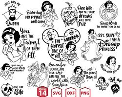 Disney Snow White Quotes Svg, Seven Dwarfs SVG, Disney Princess Svg