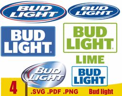 Bud Light Beer SVG, Bud Light Beer SVG, Bud Light Beer Silhouette Svg