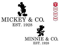 Mickey & Co Est. 1928 SVG, Disney Family Vacation SVG, Family Trip Png, Vacay Mode Svg, Magic Kingdom Png, Mickey Png