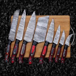 beautiful chef kitchen knives set