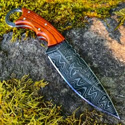 Handmade Karambit Knife , Damascus Steel Karambit Knife , Best Knife For Him , Outdoors Hunting Knife