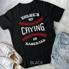 baseball player no crying in baseball sports premium t-shirt unisex t-shirt