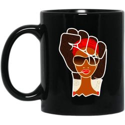 african american coffee mug melanin poppin black women afro girl rock