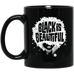 black is beautiful african american coffee mug melanin poppin girl cup