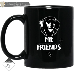 Dachshund Friends Mugs,Custom Coffee Mugs, Personalised Gifts