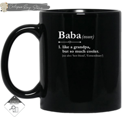 Funny Definition Baba Mugs,Custom Coffee Mugs, Personalised Gifts