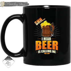 I Hear Beer Is Calling Me Mugs,Custom Coffee Mugs, Personalised Gifts