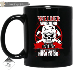 Welder Warning To Avoid Injury Mugs,Custom Coffee Mugs, Personalised Gifts