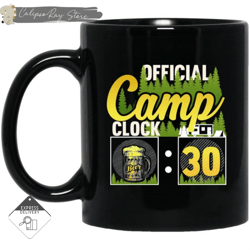 Beer O'clock Camping Mugs, Custom Coffee Mugs, Personalised Gifts