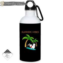 Samoyed - Summer Vibes 20oz Stainless Steel Water Bottles