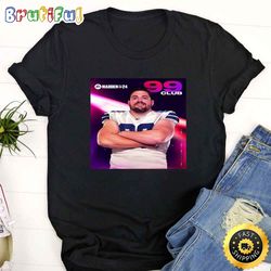 Dallas Cowboys Zack Martin Cartoon Pictures Madden 24 NFL Overall T Shirt