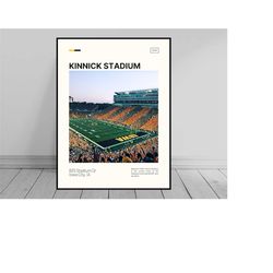 Kinnick Stadium Print | Iowa Hawkeyes Poster | CFB Art | College Stadium Poster | Digital Oil Painting | Modern Art | Di