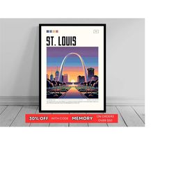 The Gateway Arch Print | St Louis Poster | St Louis Travel Art | The Gateway Arch Wall Decor | The Gateway Arch Pixel Ar