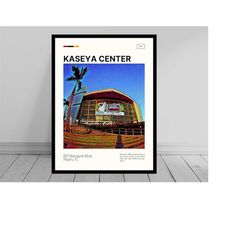 Kaseya Center Print | Miami Heat Poster | NBA Art | NBA Arena Poster | Digital Oil Painting | Modern Art | Digital Trave