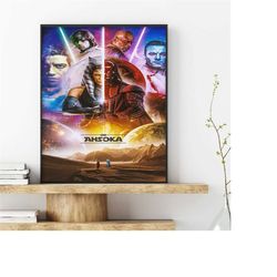 Star Wars Ahsoka Poster - Star Wars Poster- Ahsoka Tano Poster, Star Wars Movie Poster