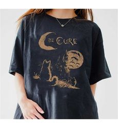 The Cure Cat Shirt, 90s Alt Indie Rock,