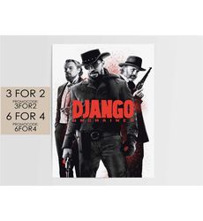Django Unchained 2012 Poster - Movie Poster Art