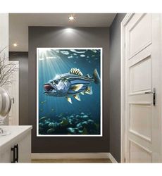 Underwater Wall Art, Fish Prints, Fish Wall Art,