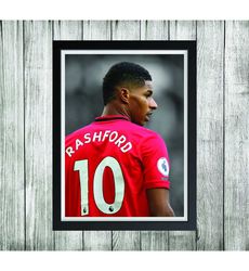 Posters & Prints Marcus Rashford Football Manutd Wall