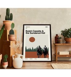 Butch Cassidy Poster, Butch Cassidy Movie, Sundance Kid