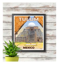 Tulum - Mexico Travel Poster - Printed Poster