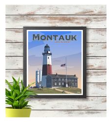 Montauk Travel Poster - Long Island - New